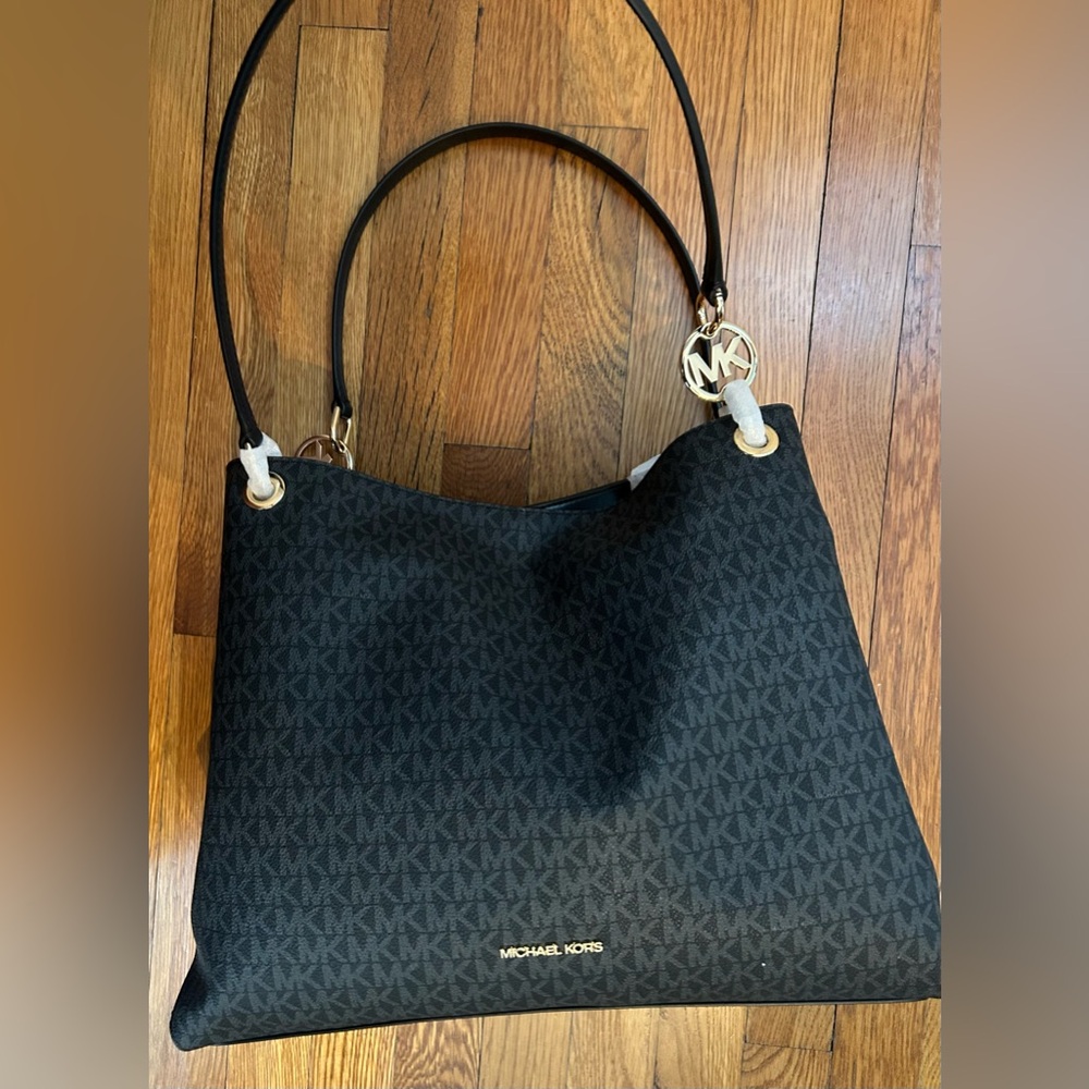 MICHAEL KORS Christina Large Signature Logo Shoulder Bag - Picture 5 of 16